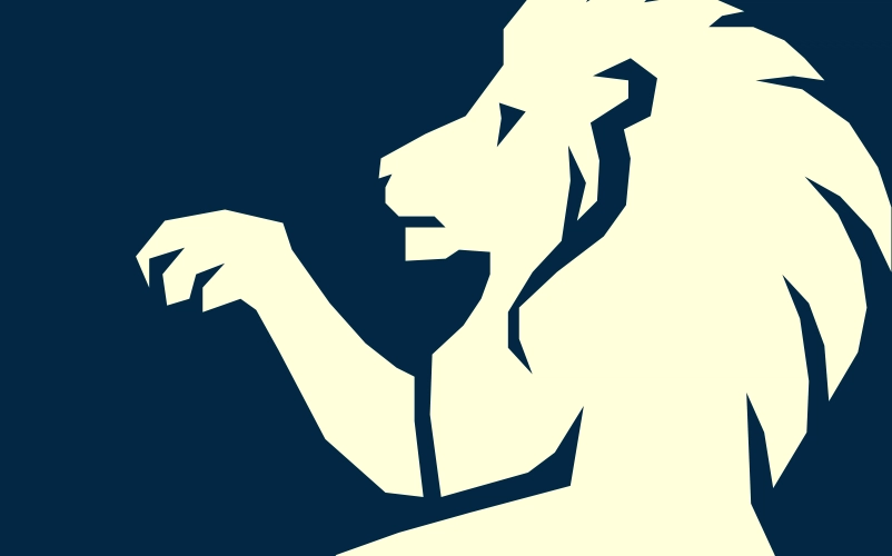 lion logo branding