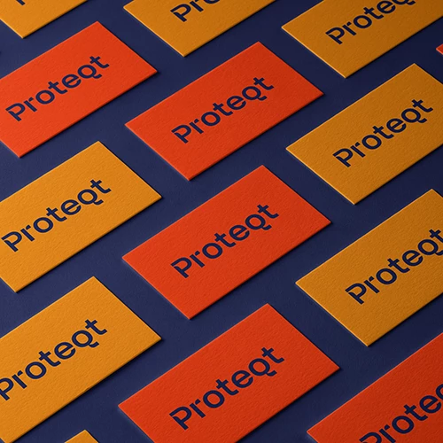 proteqt branding business cards