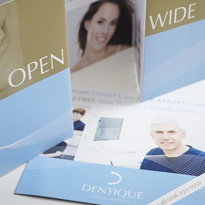 dentique brochure design